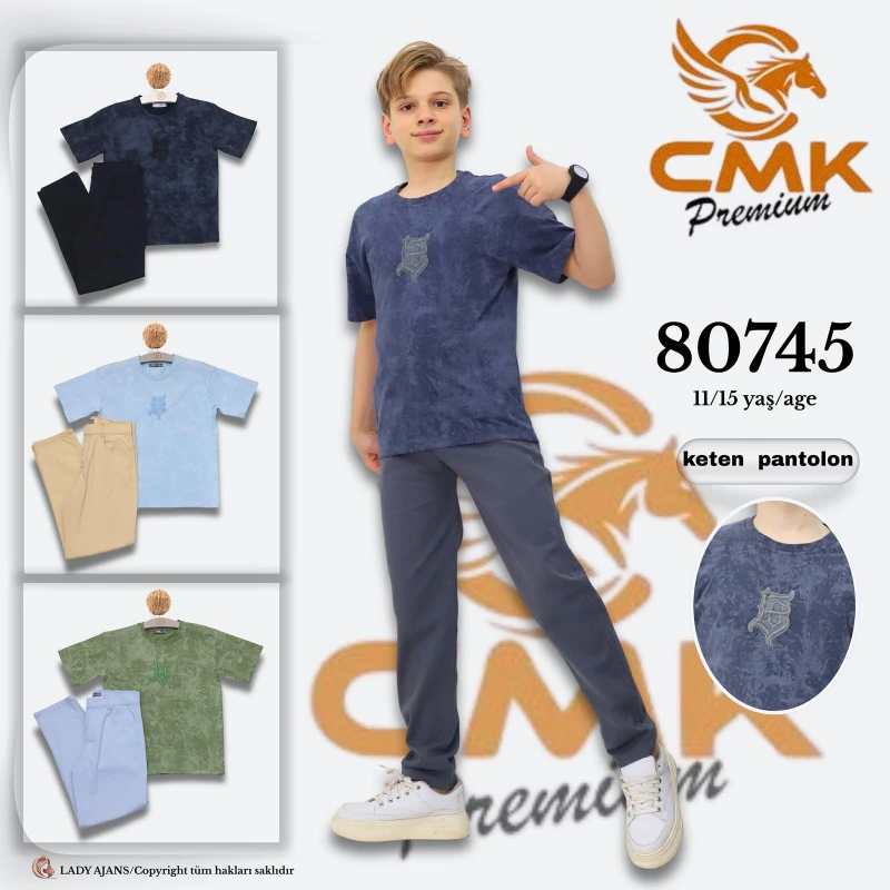 CMK 80745 ERKEK TAKIM LACİVERT 11-15YAŞ