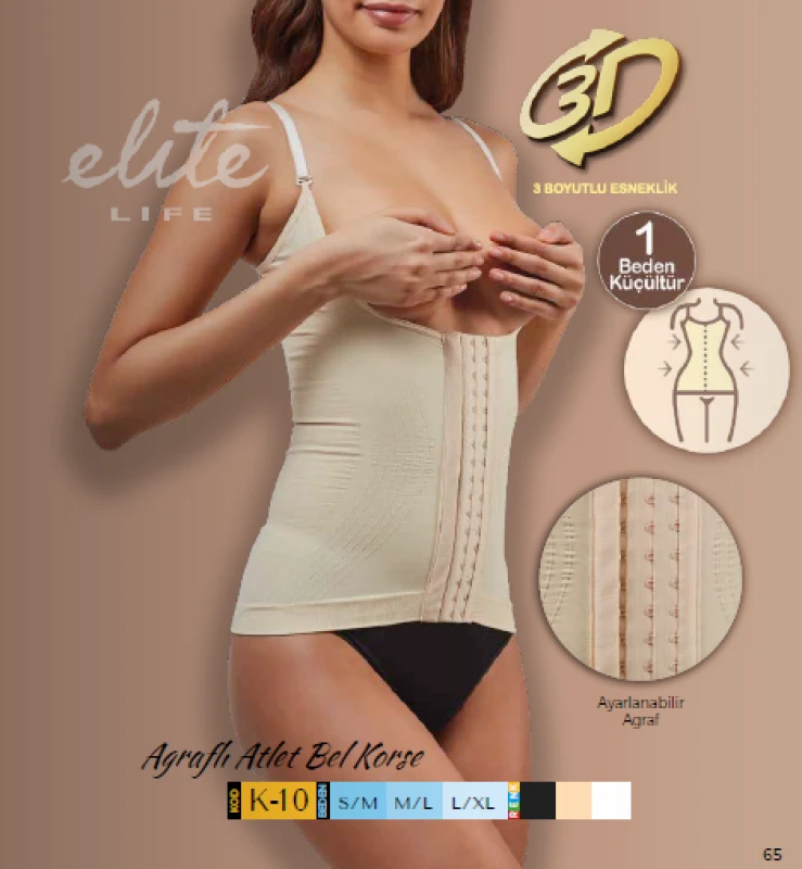 ELİTE LİFE 975 K-10 BEYAZ S/M