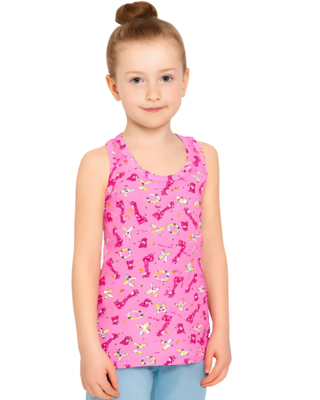 TKC0848 TUTKU KIZ ELASTAN EMPRİME GENİŞ ASKILI ATLET