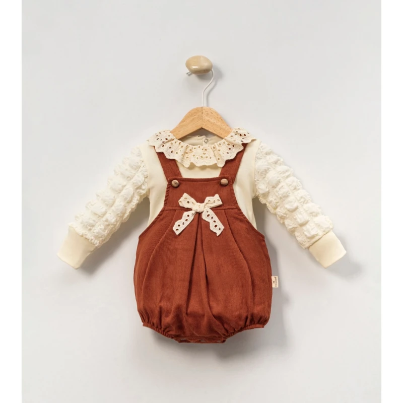 CAYZEN 1129 BELLA LACE KIZ BEBEK ROMPER 3-12 AY
