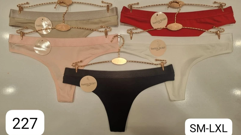 VANİLYA SECRET 227 LEZ DANTEL TANGA ASORTİ