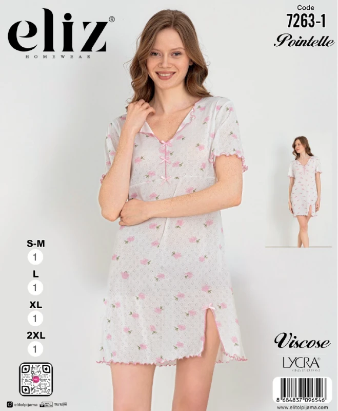 ELİZ 7263-1 SHORT SLEEVE TUNIC
