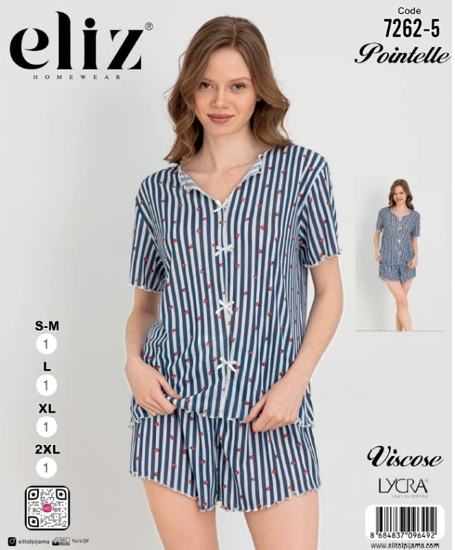 ELİZ 7262-5 FİYONKLU ŞORT TAKIM