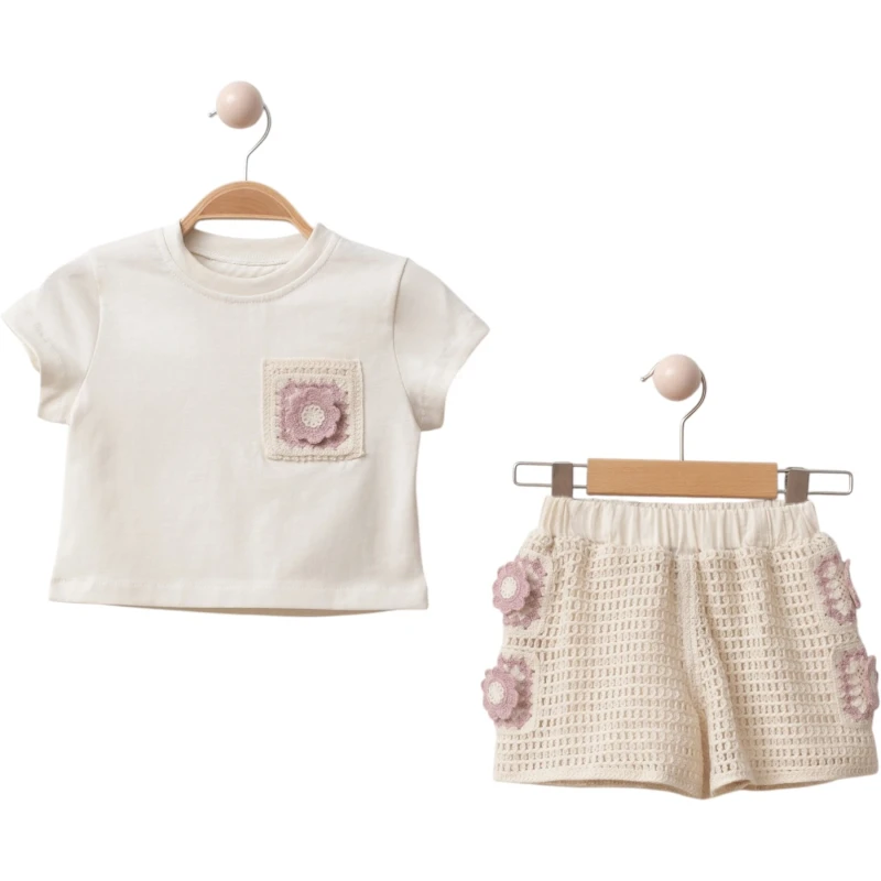 LUMİA 4230 CEPLİ SÜZENE ŞORT TK MOR 2-5 YAS