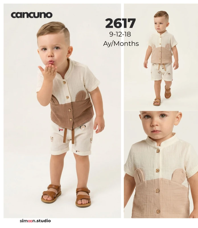 BEBLY CANCUNO 2617 2 Lİ TAKIM  9-18 AY KREM