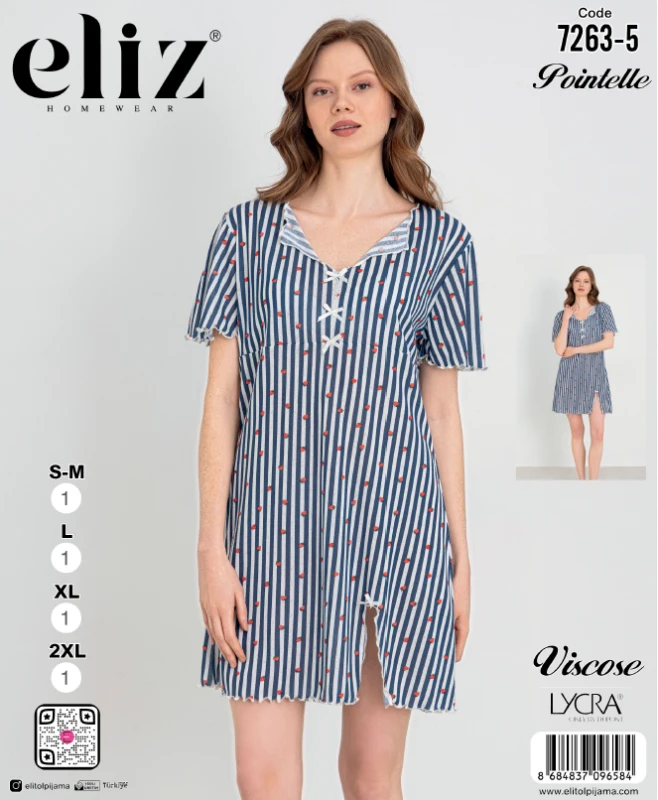 ELİZ 7263-5 KISA KOLLU TUNİK