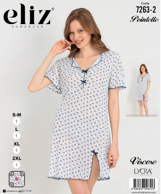ELİZ 7263-2 SHORT SLEEVE TUNIC