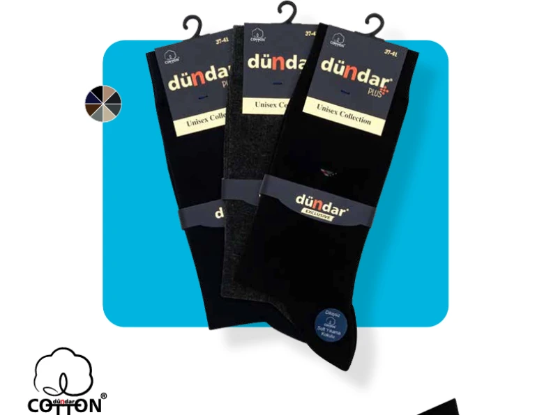 DÜNDAR 4759 PLUS GARSON PAMUKLU ÇORAP