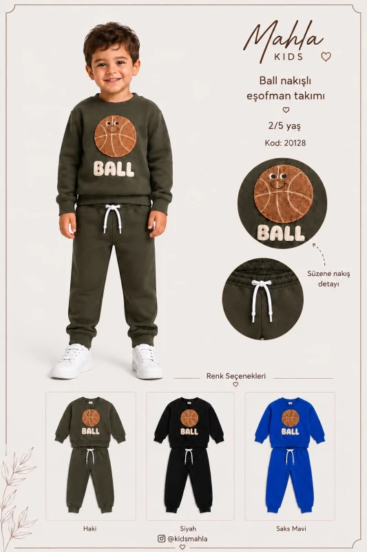 MAHLA KIDS 20128 BALL NAKIŞLI TAKIM 1-4 YAŞ