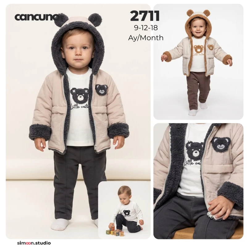 BEBLY 2711 3’LÜ BEBEK TAKIMI – 9-18 AY