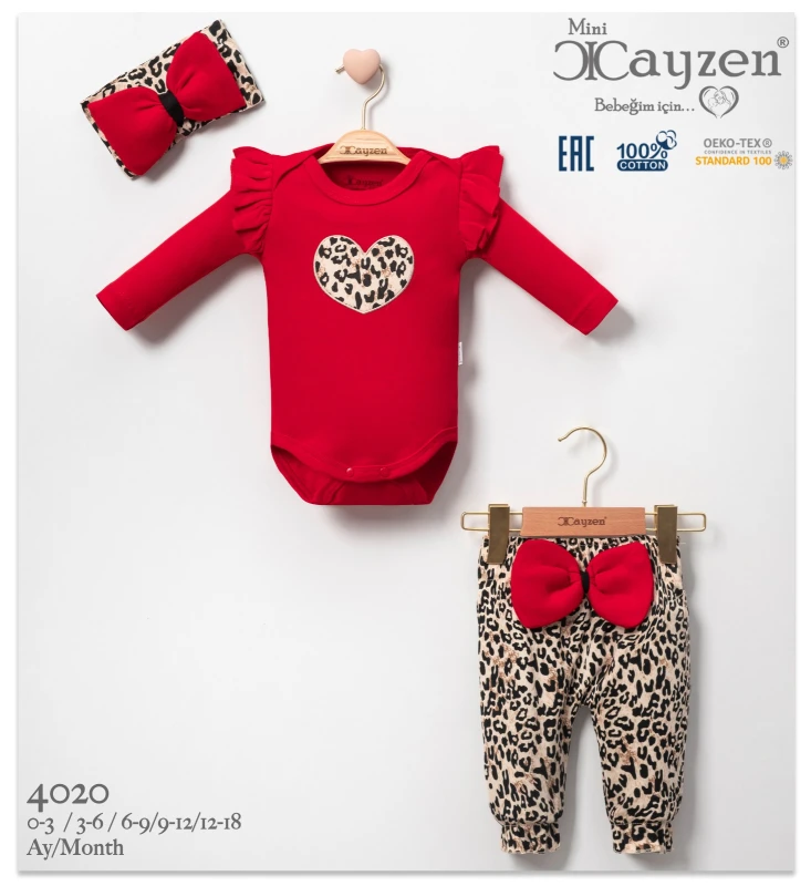 CAYZEN 4020 LEOPARLI KIRMIZI