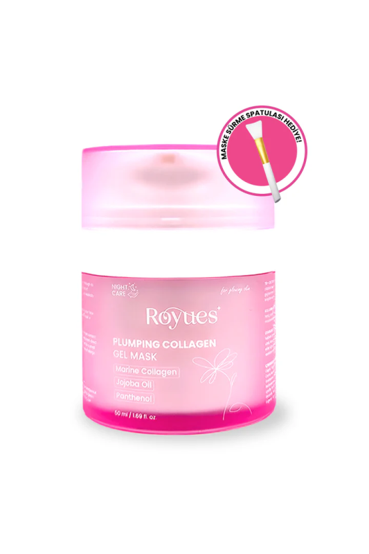 Soyulabilir Kolajen Jel Yüz Maskesi, Nemlendirici ve Lifting Etkili Cam Cilt Yüz Maskesi 50ml