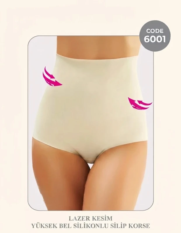 MİSS FLEX 6001 WOMEN HIGH WAIST SILICONE SLIP CORSET