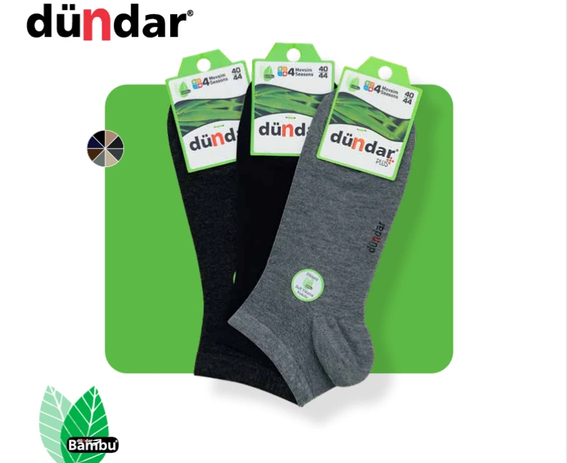 DÜNDAR 4605 PLUS ERKEK BAMBU PATİK