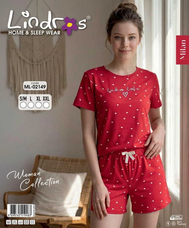 LİNDROS 02149 K.KOL ŞORT TK 