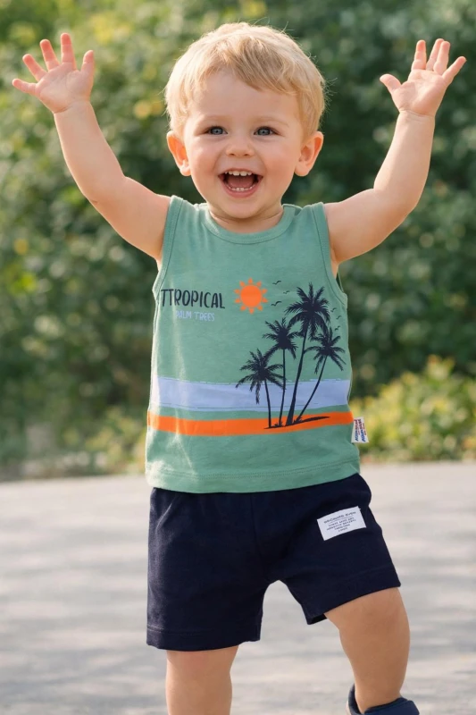 ADIMBEBE 1409 ERKEK TAKIM YEŞİL