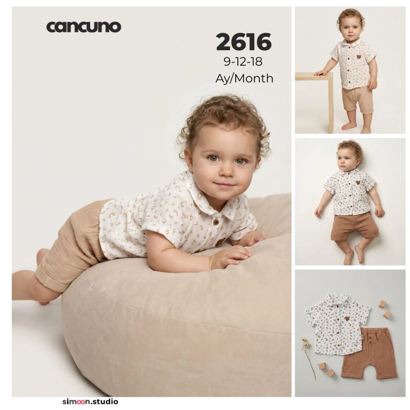 CANCUNO 2616 LEOPAR DESENLİ TK BEJ 9-18 AY