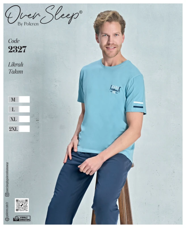 POLEREN 2327  ERKEK PİJAMA TAKIM  