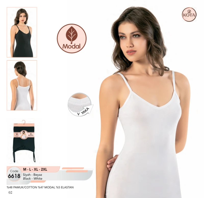 KOTA 6618 MOD. SÜPREM İP ASK. AT. SİYAH M