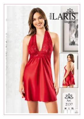 MİSS LARİS 2137 ELBİSE TAKIMI KIRMIZI