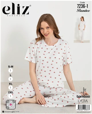 ELİZ 7236-1 BASIC PAJAMA SET