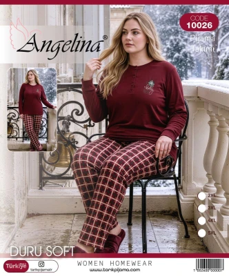 TARIK ANGELİNA 10026 DURU SOFT BAYAN BATTAL PİJAMA TAKIMI 2XL-5XL
