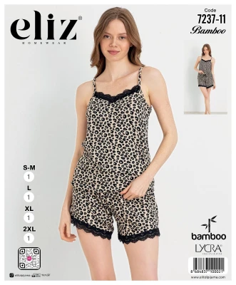 ELİZ 7237-11 İP ASKILI ŞORT TAKIM
