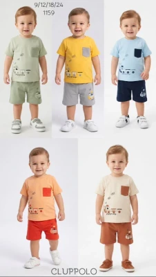 CLUP POLO 1159 BEBE TREN ERKEK BEBEK TAKIMI