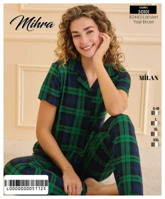 MİHRA 50101 R2482 MİLAN ALT UZUN BASKILI DÜĞMELİ P