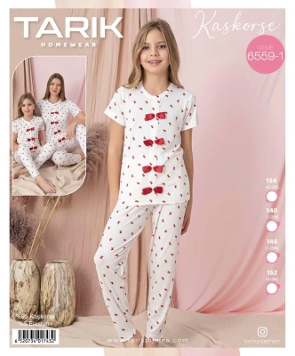 TARIK 6559-1 KIRMIZI FİYONK KAŞKORSE KISA KOL KIRM