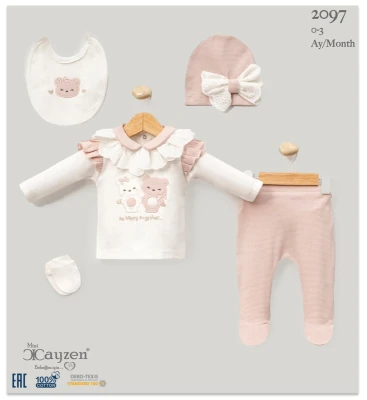 CAYZEN 2097 KARDEŞ AYICIKLI PEMBE