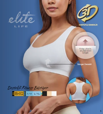 ELİTE LİFE 777 B-02 BEYAZ S/M