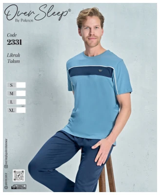 POLEREN 2331 ERKEK PİJAMA TAKIM 