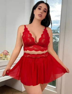 PASSİONE 75007 ETEKLİ BİG SİZE  KIRMIZI  BİG SİZE
