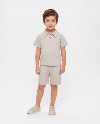VOVİDO 3147 BASİC YAKALI PANT.CEPLİ TK  2-6 YAŞ