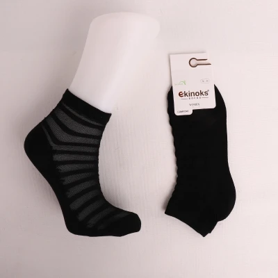 EKİNOKS 4533-1 TÜLLÜ KADIN PATİK 36-40 SİYAH