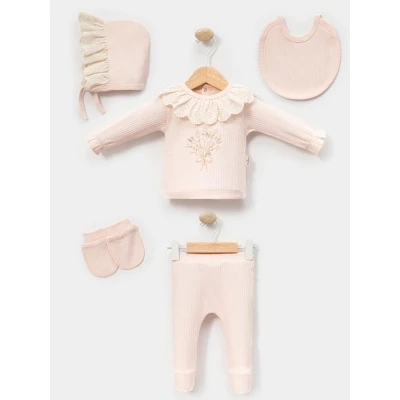 CAYZEN 2101 ÇİÇEK BUKETİ 5 Lİ ZIBIN SET PEMBE