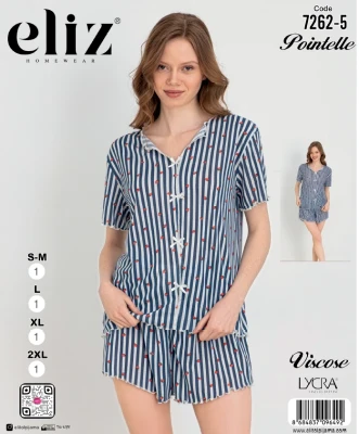 ELİZ 7262-5 FİYONKLU ŞORT TAKIM