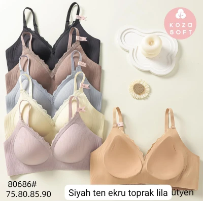 KOZA 80686 İTHAL DANTEL DETAYLI BAYAN SÜTYEN