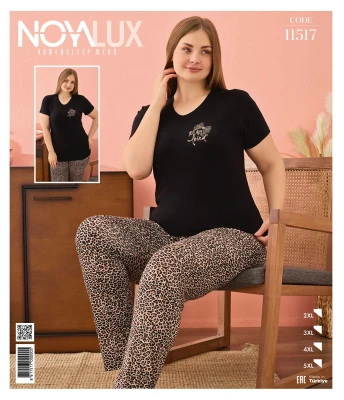 NOYA 11517 BİĞ V YAKA PİJAMA