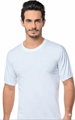SER0004 SEHER ERKEK KOLU BANTLI SIFIR YAKA FANİLA