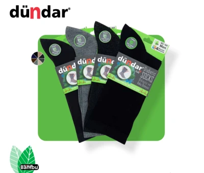 DÜNDAR 6982 PLUS ERKEK BAMBU DİYABETİK ÇORAP