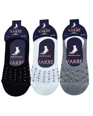 VAKRE 9335 KADIN DESENLİ BABET ÇORAP