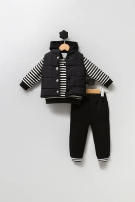 HİPPIL 5138 3 LÜ TAKIM SİYAH