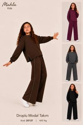MAHLA KIDS 20137 DROPLU MODAL TAKIM 3-8 YAŞ