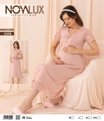 NOYALUX 15018 PREGNANT PAJAMA SET POWDER