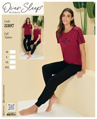 POLEREN 3397 EŞLİ PİJAMA TAKIMI
