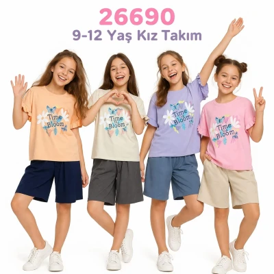 DAMLA 26690 TİME BLOOM 2,Lİ TAKIM LİLA