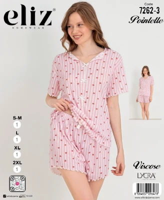 ELİZ 7262-3 FİYONKLU ŞORT TAKIM