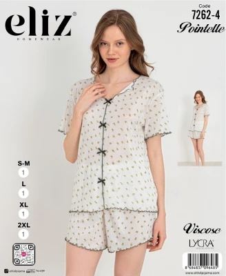 ELİZ 7262-4 BOW SHORTS SET
